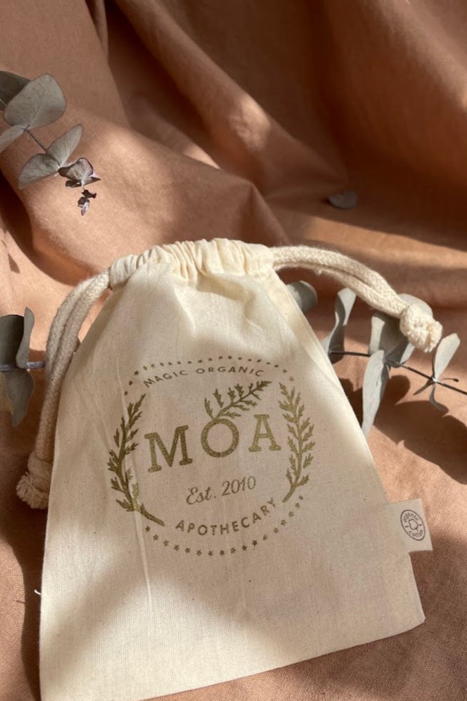 Organic cotton small gift bag