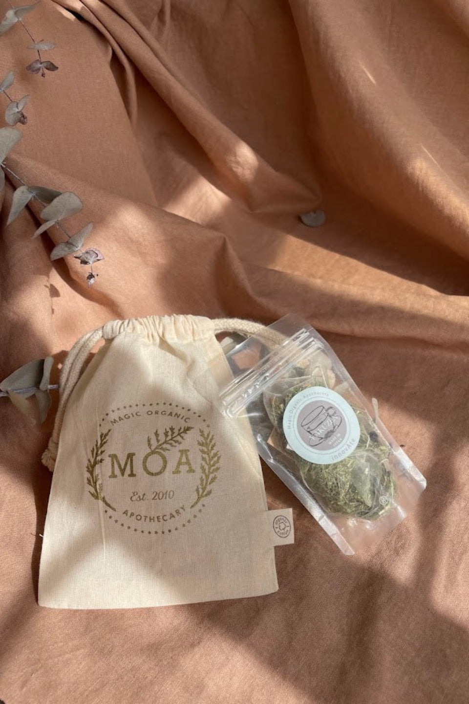 Organic cotton small gift bag