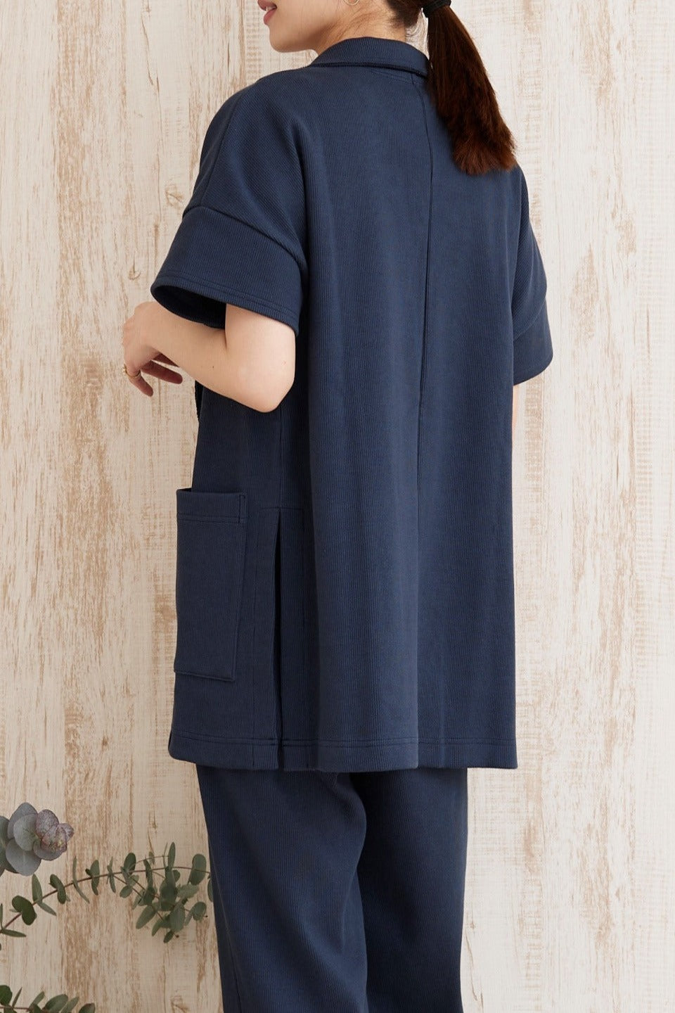 Daily ribbed cotton jacket