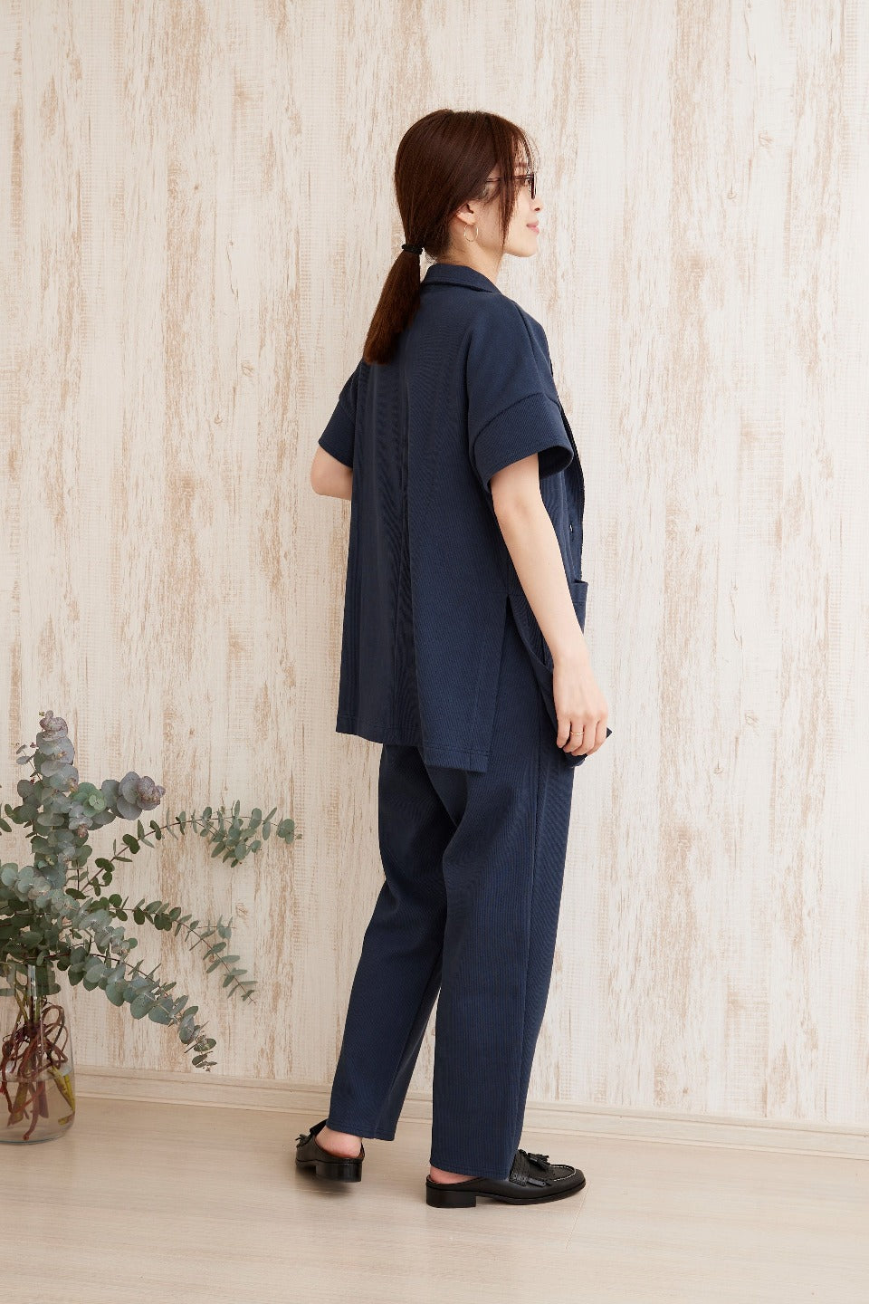 Daily ribbed cotton jacket