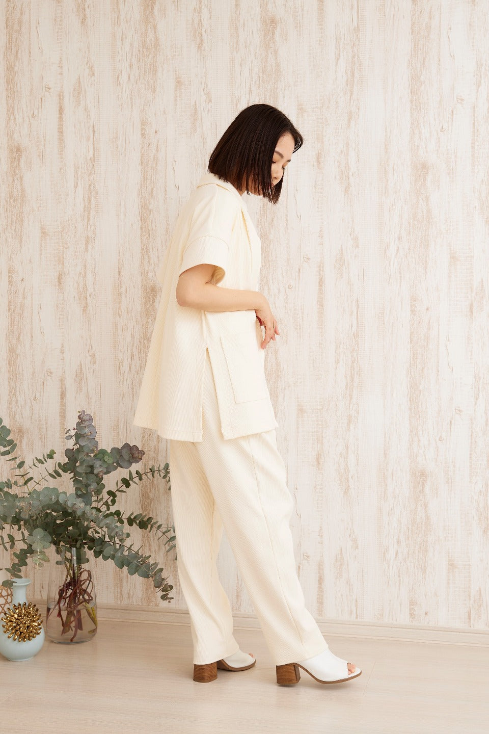 Daily ribbed cotton jacket