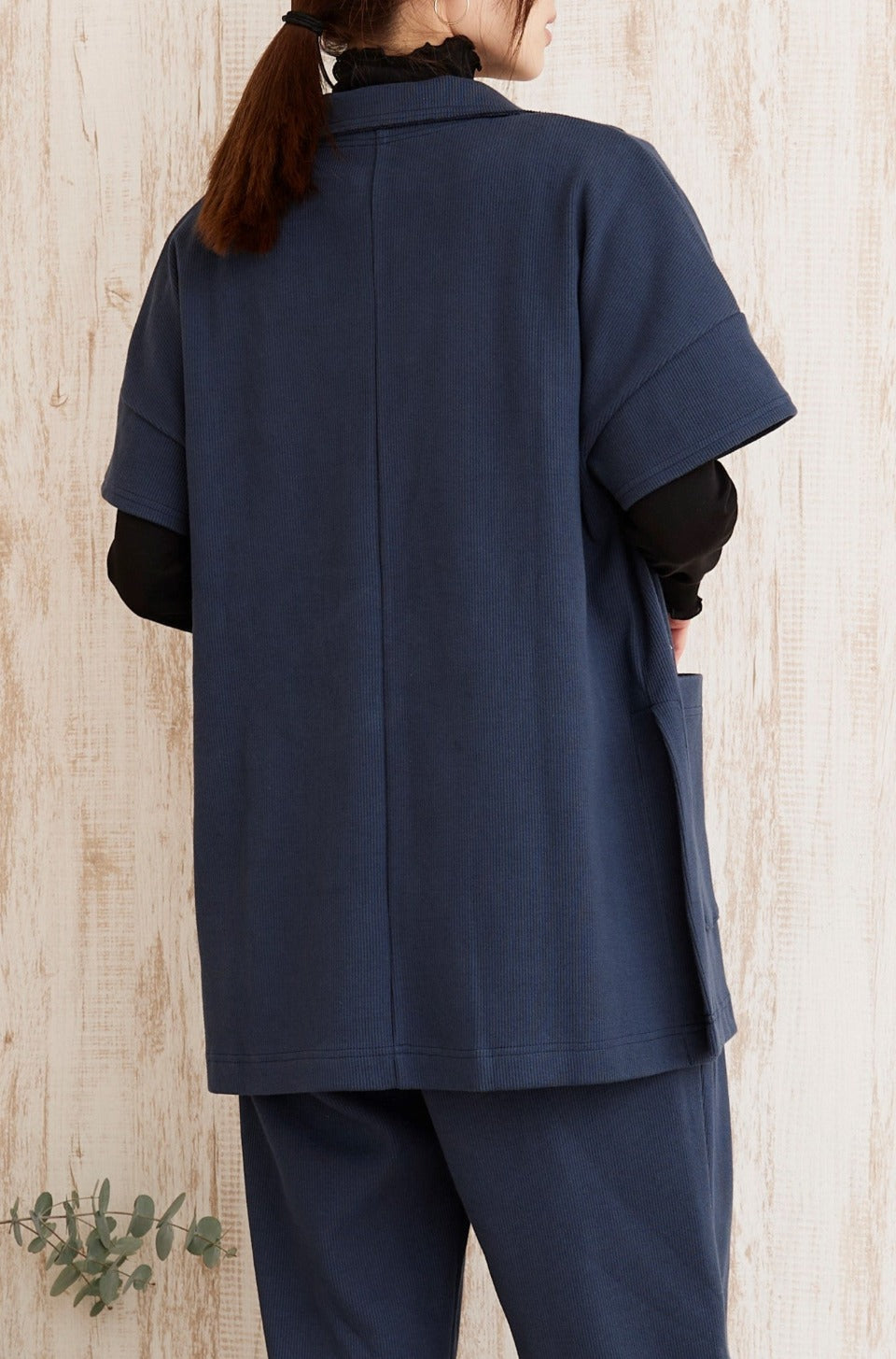 Daily ribbed cotton jacket