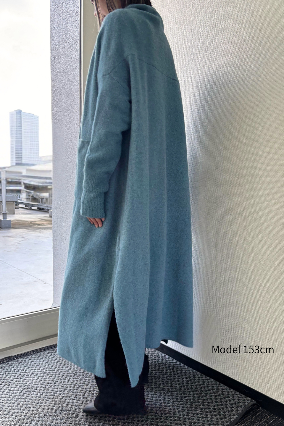 Serena Blue Maxi Cardigan