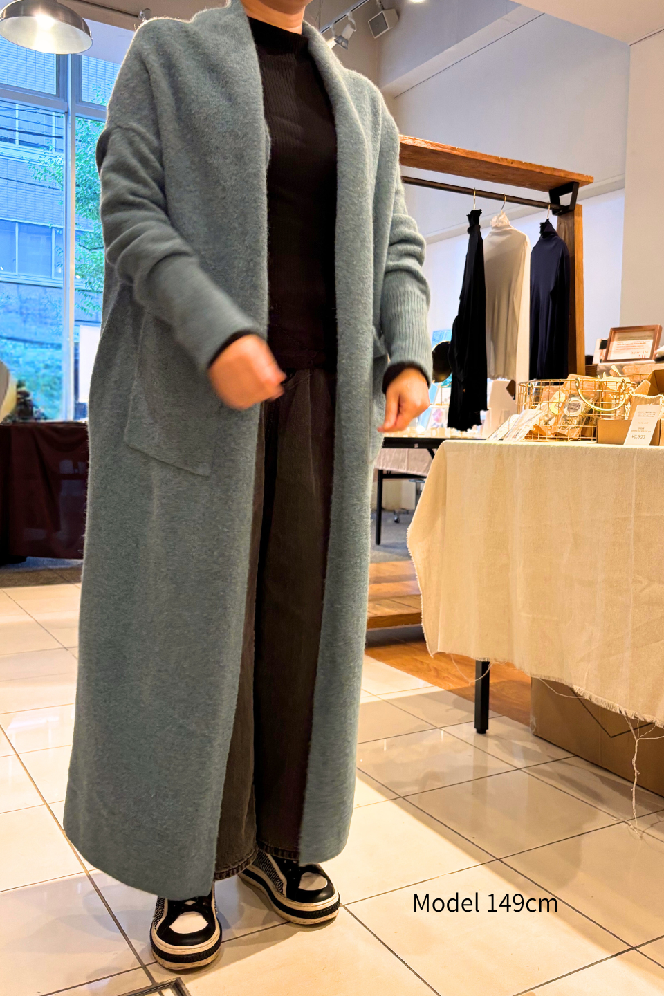 Serena Blue Maxi Cardigan