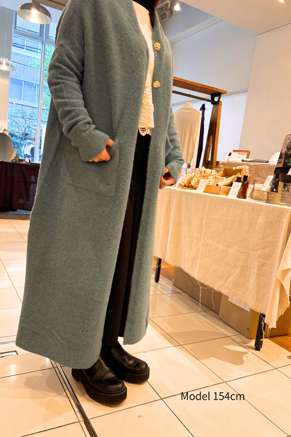 Serena Blue Maxi Cardigan