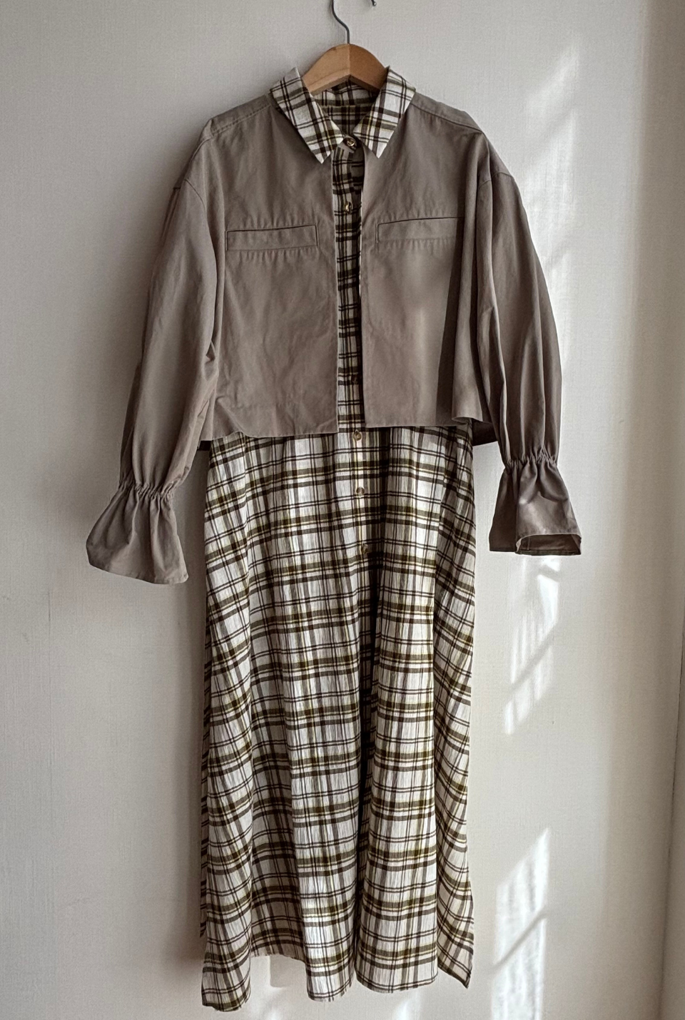 Urban Layered Dress Coat