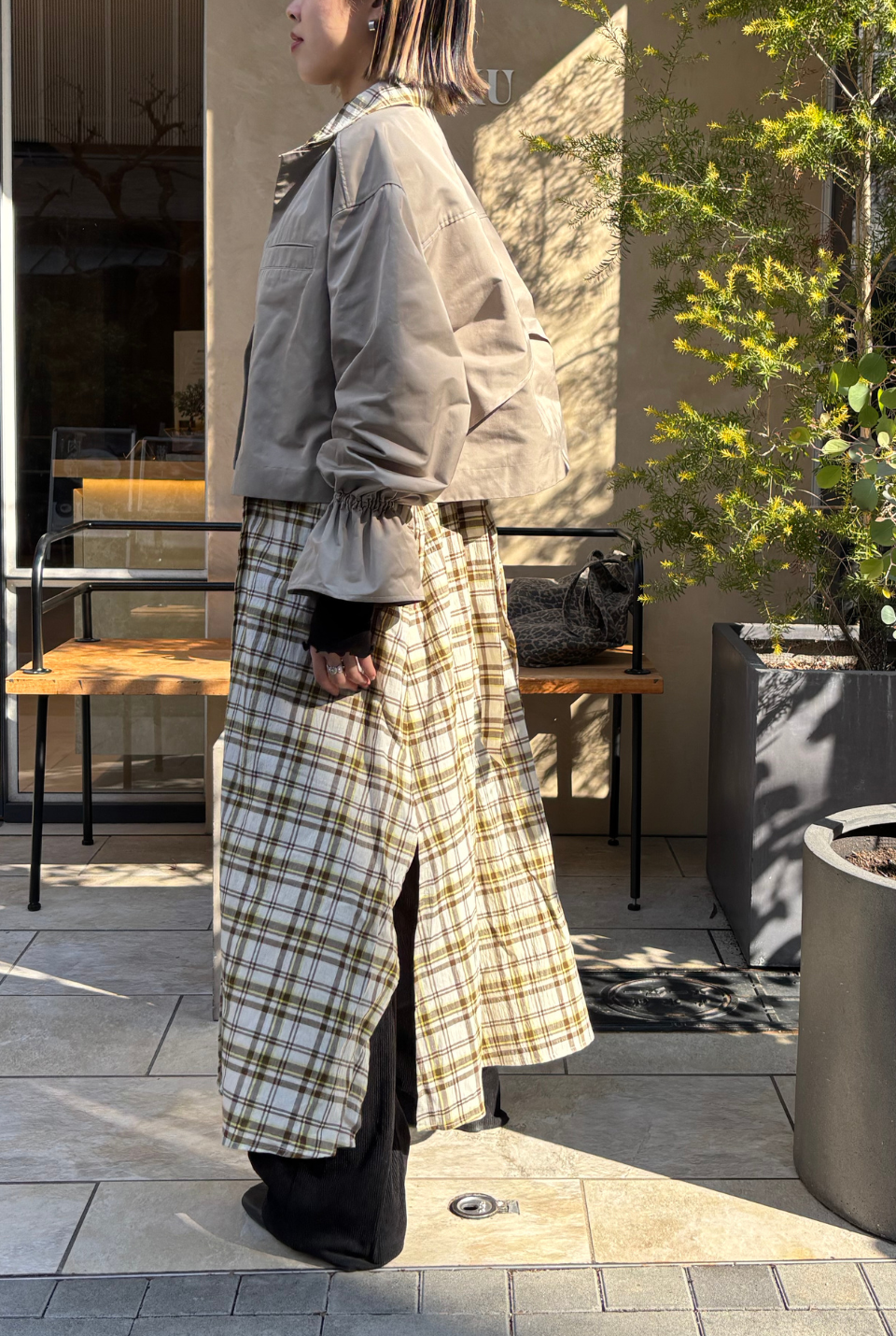 Urban Layered Dress Coat