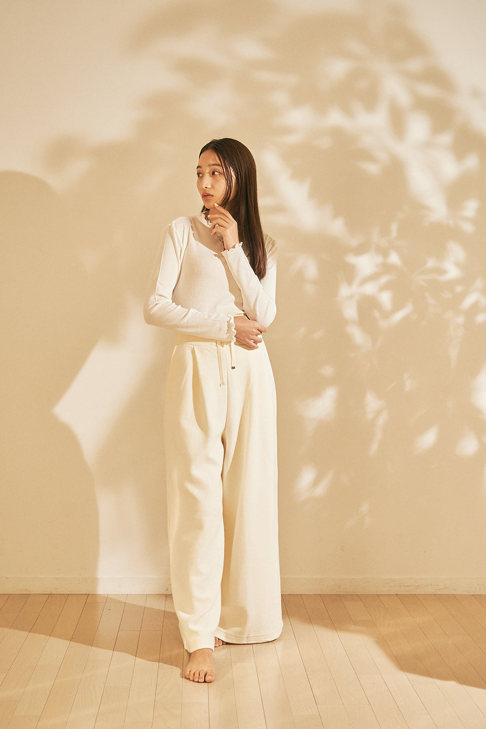 Laced-up High-waistpants