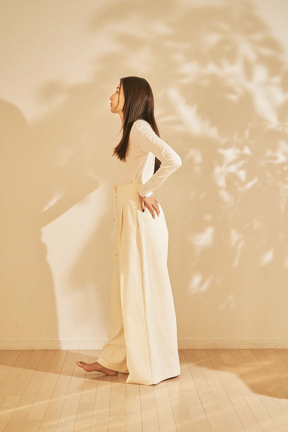 Laced-up High-waistpants