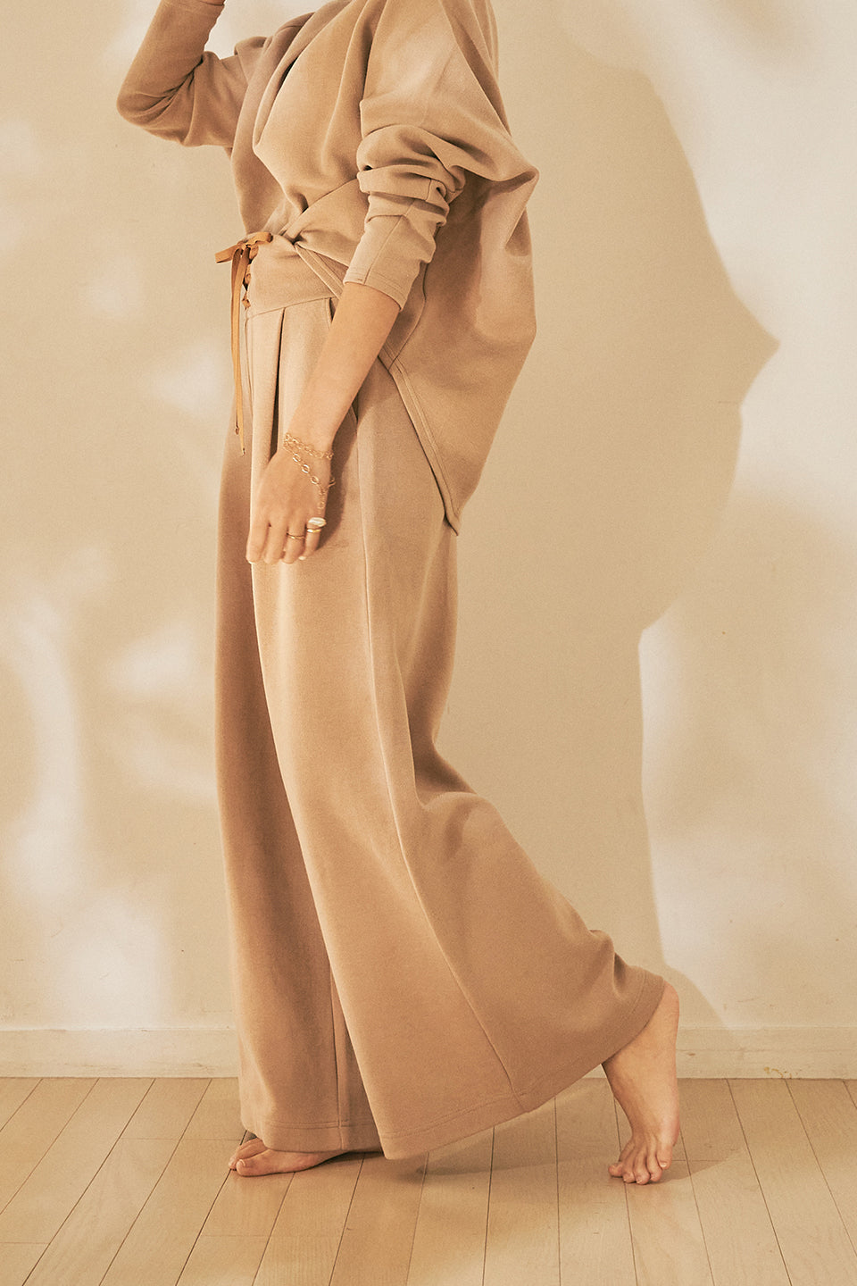 Laced-up High-waistpants