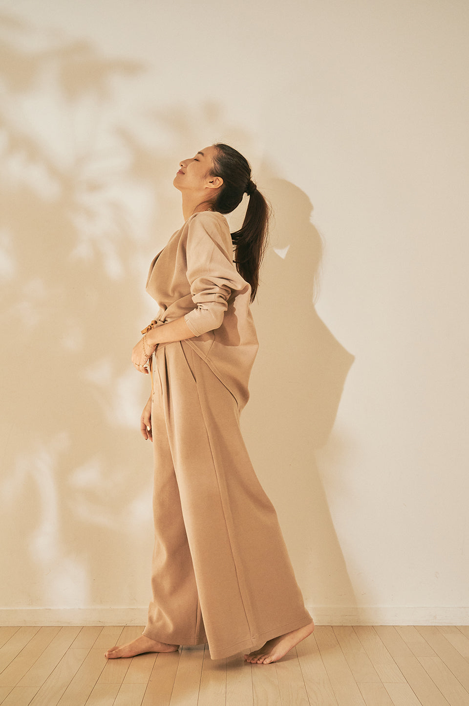 Laced-up High-waistpantsのコピー(test)