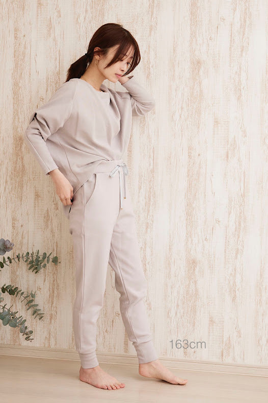 Loose fit high-waist pants